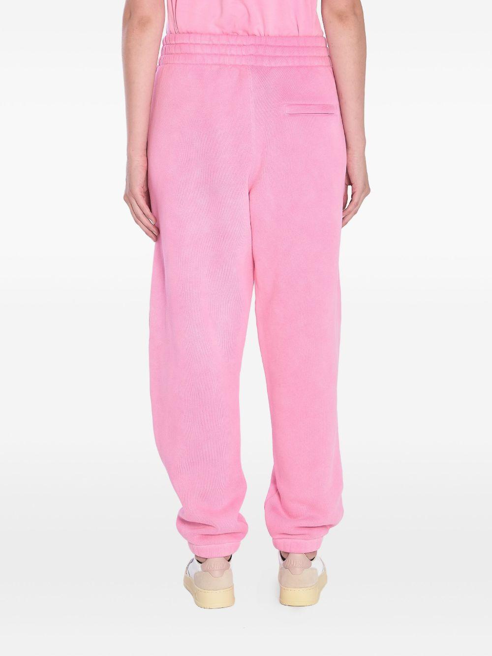 Pantaloni sportivi rosa con logo in rilievo<BR/> 4CC3244403 936C WASHED LOTUS ALEXANDER WANG