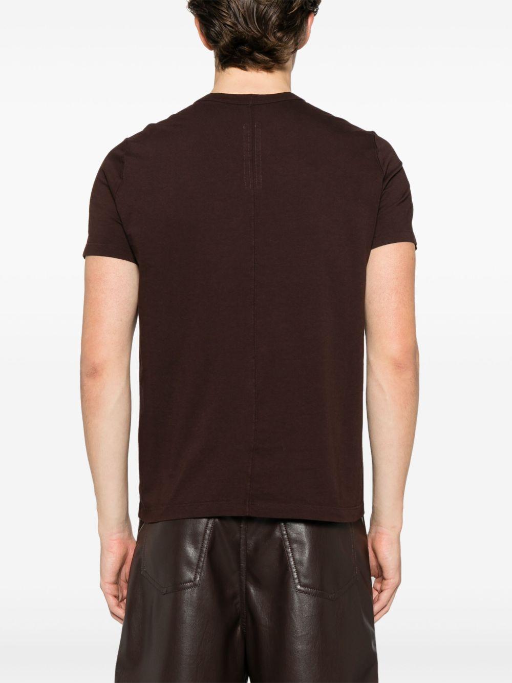 Short Level T-shirt RU01E5265JA 14 MAHOGANY RICK OWENS