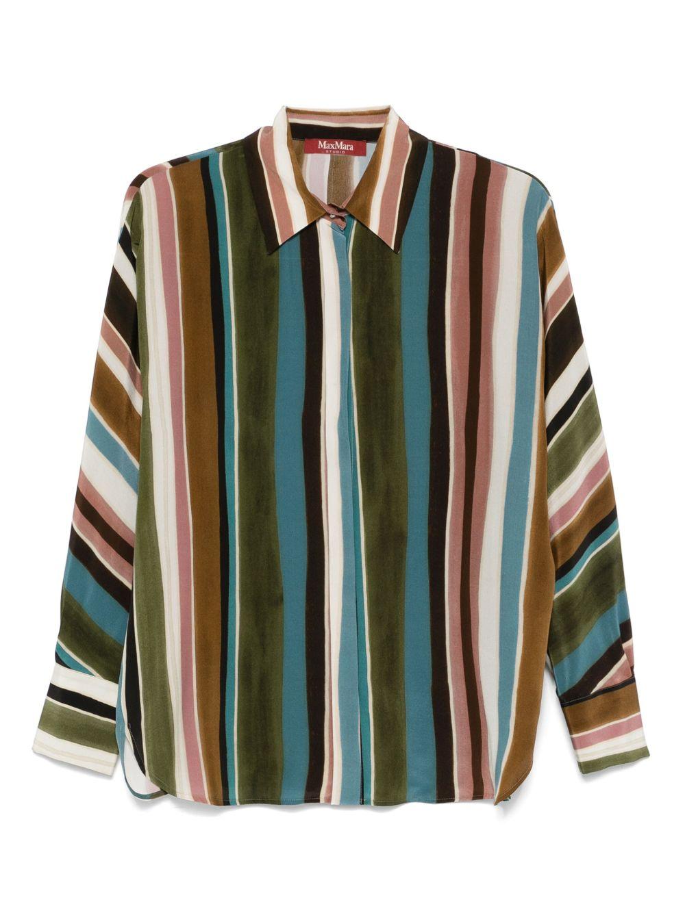Camicia Arpe ARPEMM10464 004 RIGA MULTICOLOUR MAX MARA STUDIO