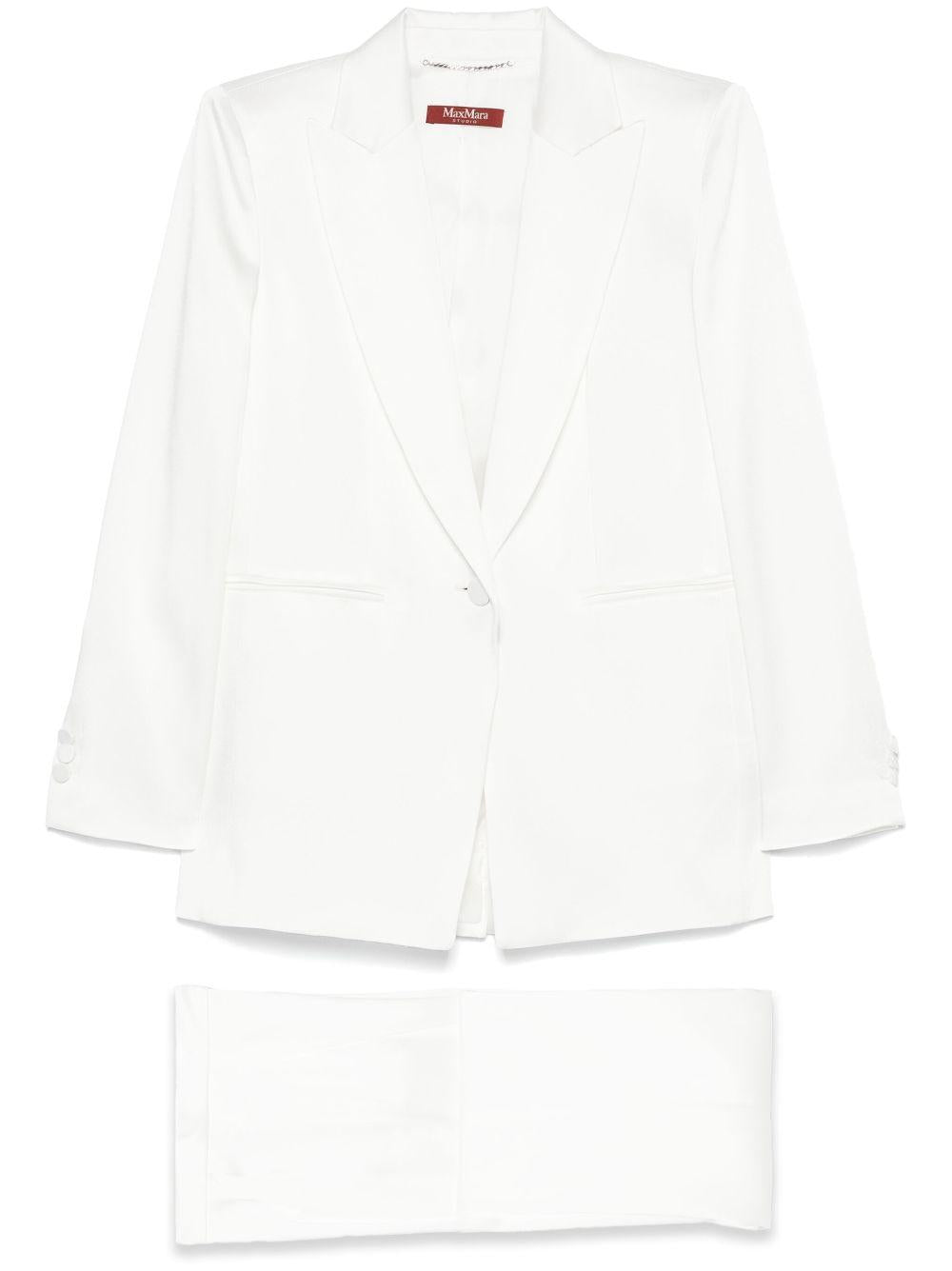 Tailleur Grazia GALAZIAMM10490 001 BIANCO MAX MARA STUDIO