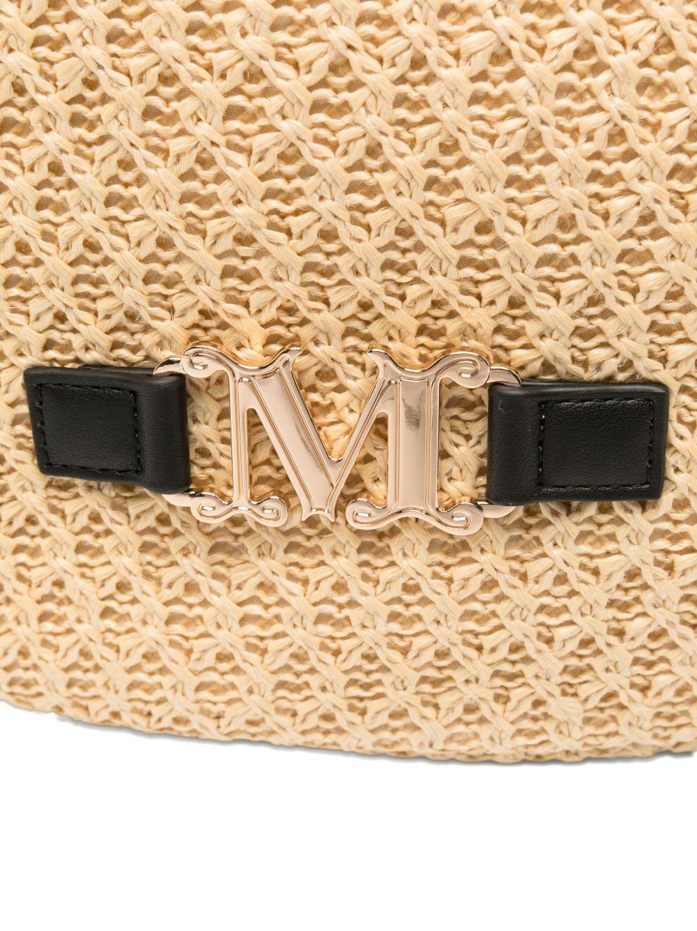 Borsa In Rafia BCHBRUNO 001 BEIGE NERO MAX MARA