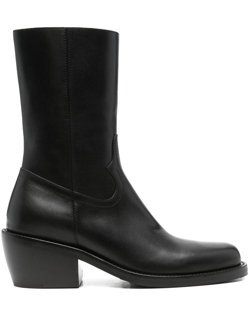 Black Zip Boots MS252753 900 BLACK DRIES VAN NOTEN