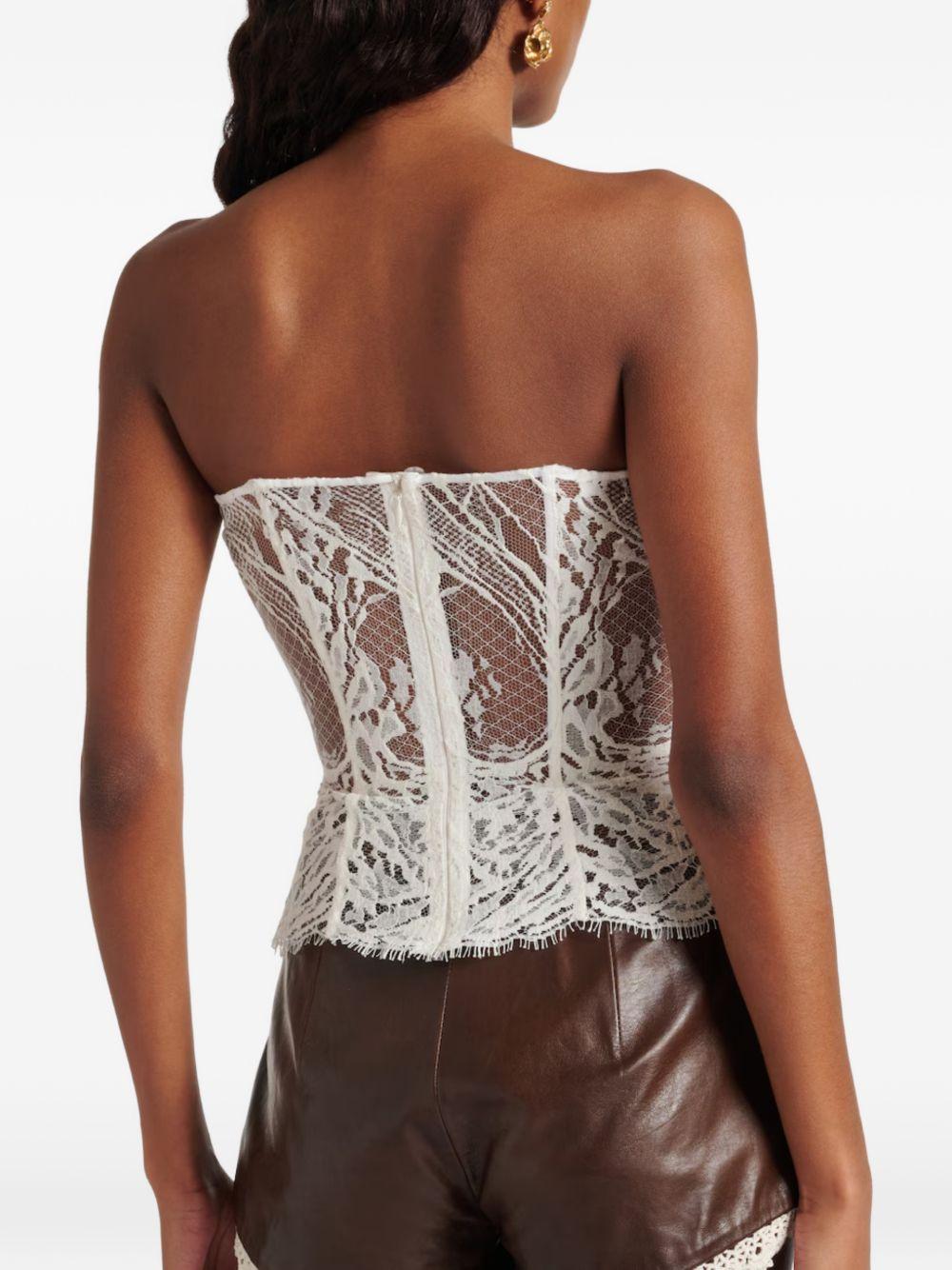 Corsetto in pizzo 162426 CREAM MAGDA BUTRYM