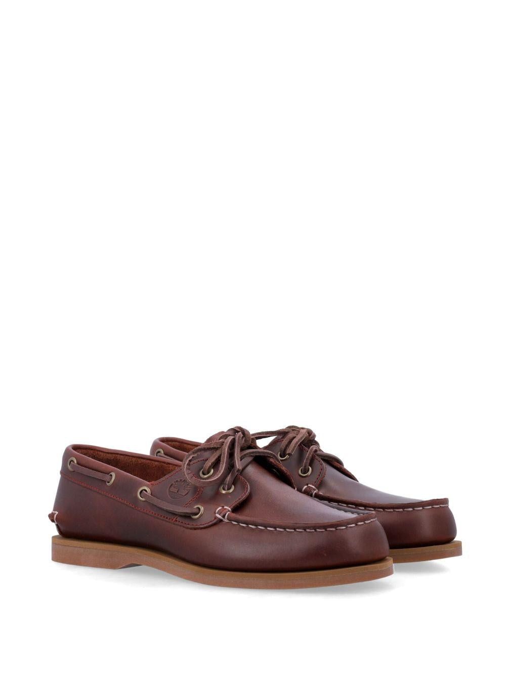 Scarpa da Barca Authentic 3-Eye Lug Handsewn TB0A2Q9XEIW1 EIW1 BURGUNDY TIMBERLAND