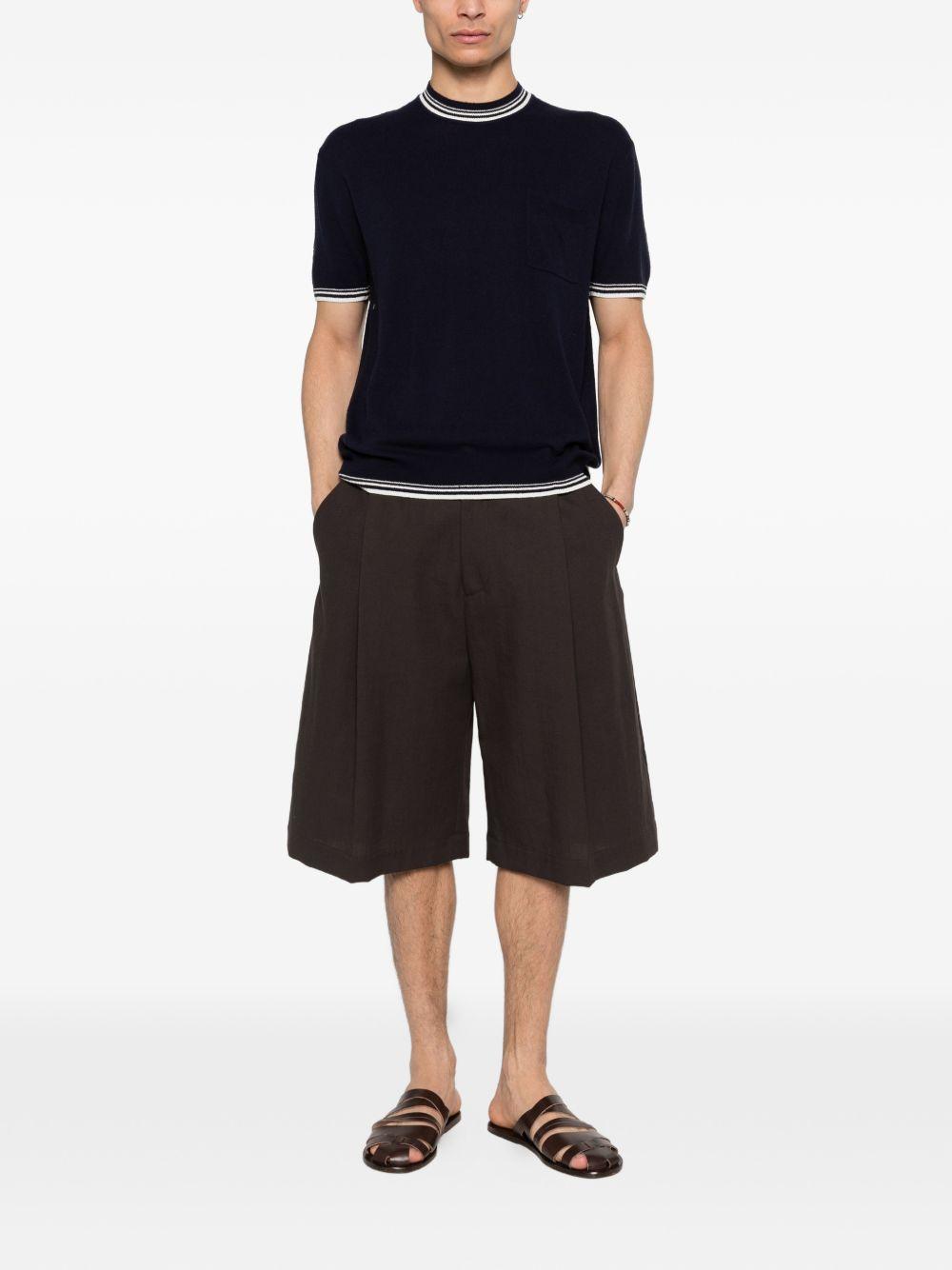 Striped pocket T-shirt A23F600 0001 PAOLO PECORA