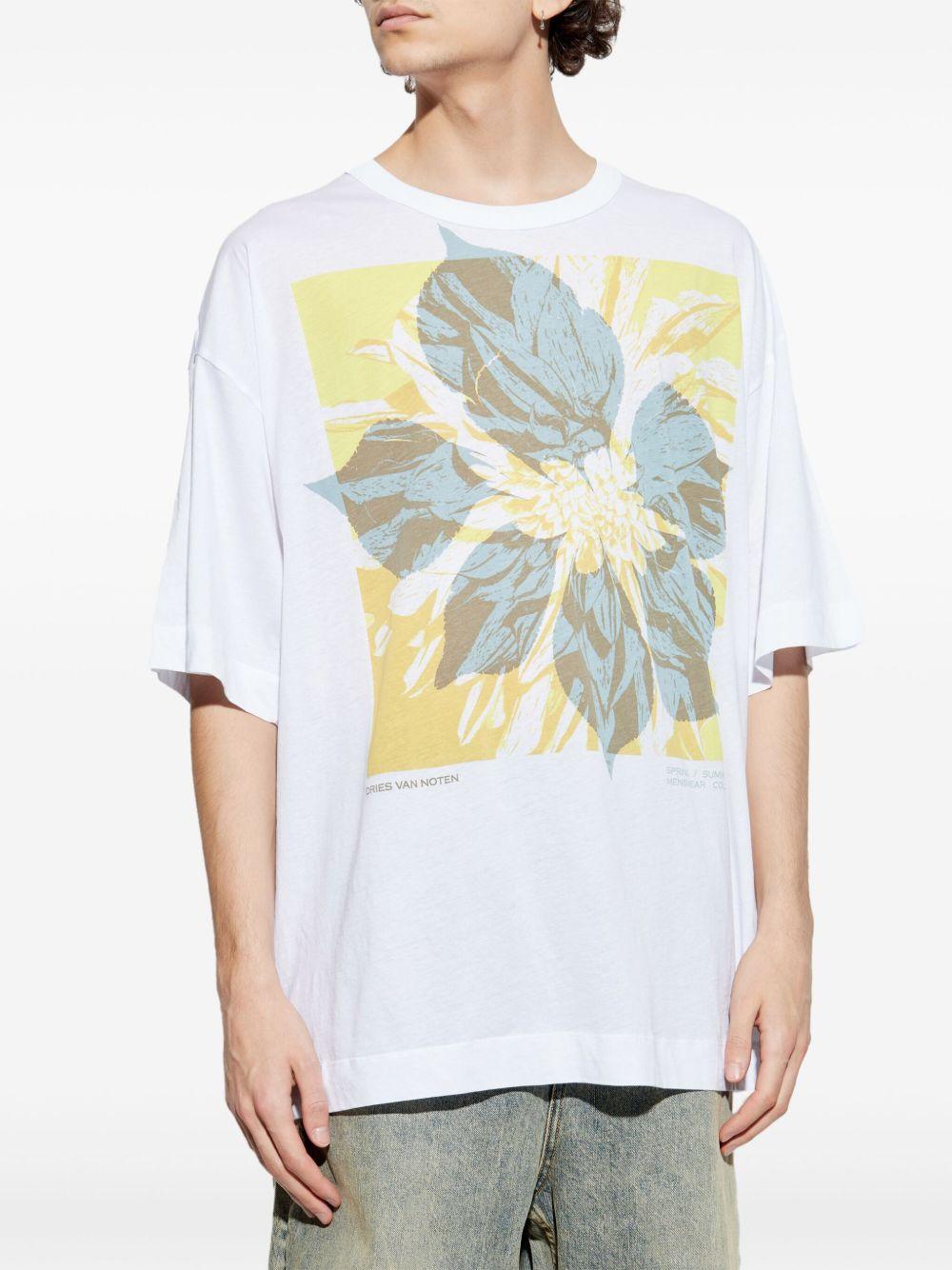 White Logo Graphic T-shirt 2510211411608 1 WHITE DRIES VAN NOTEN