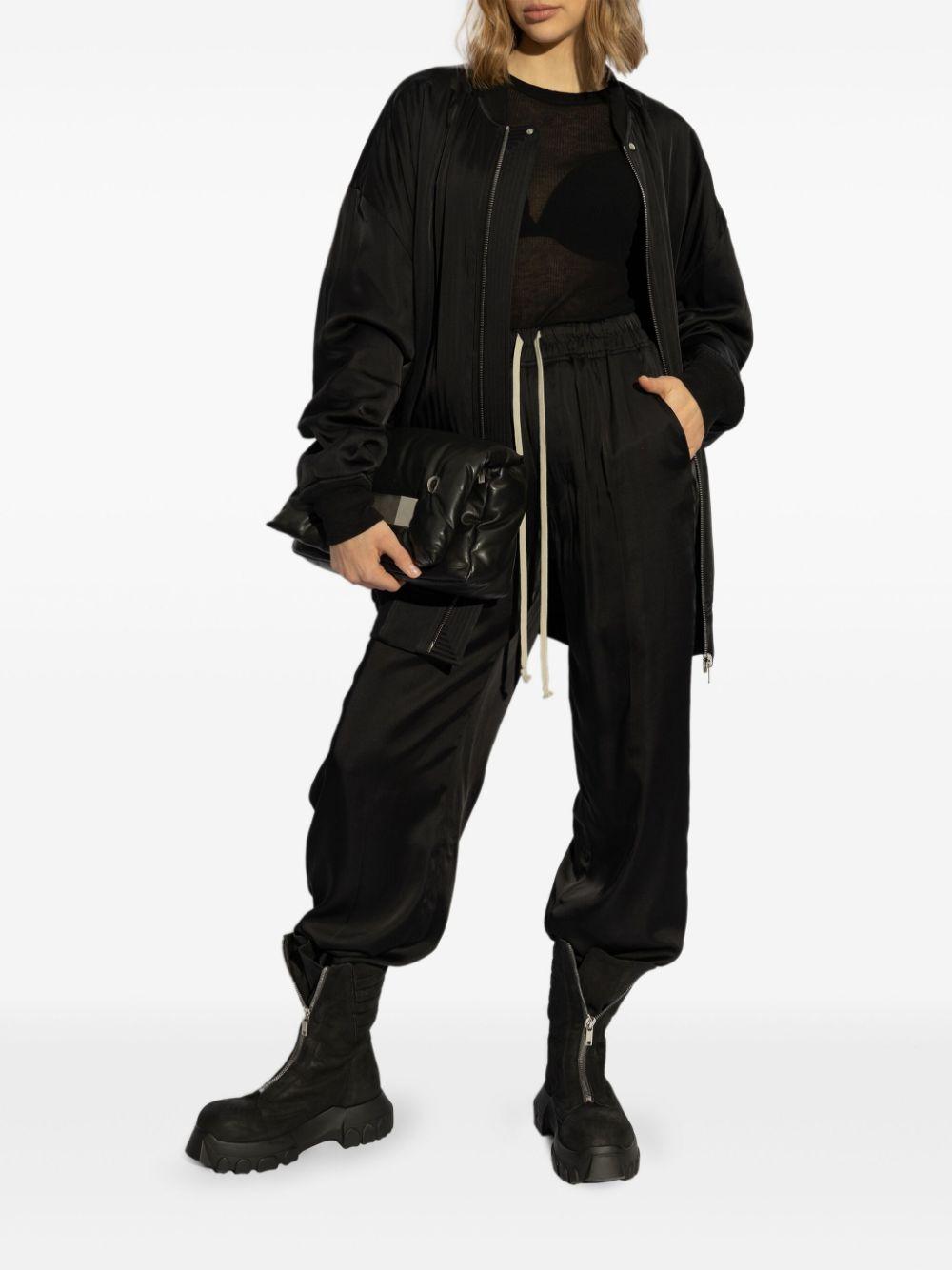 Drawstring trousers RP01E7325SCH 09 BLACK RICK OWENS