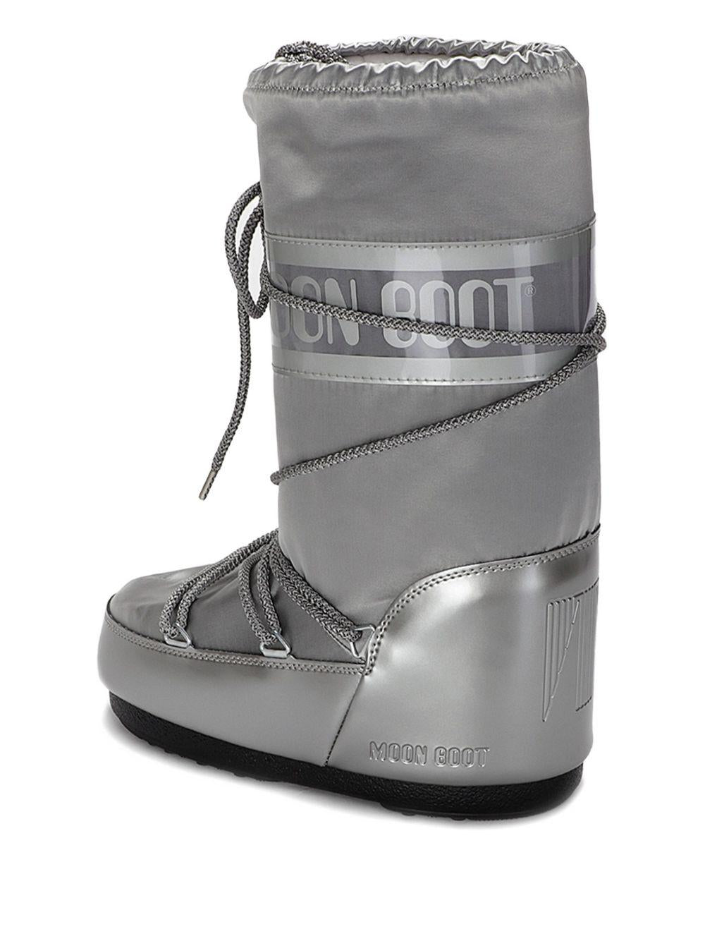 Stivale Icon Glance Argento in Raso 80D1401680 H001 SILVER MOON BOOT