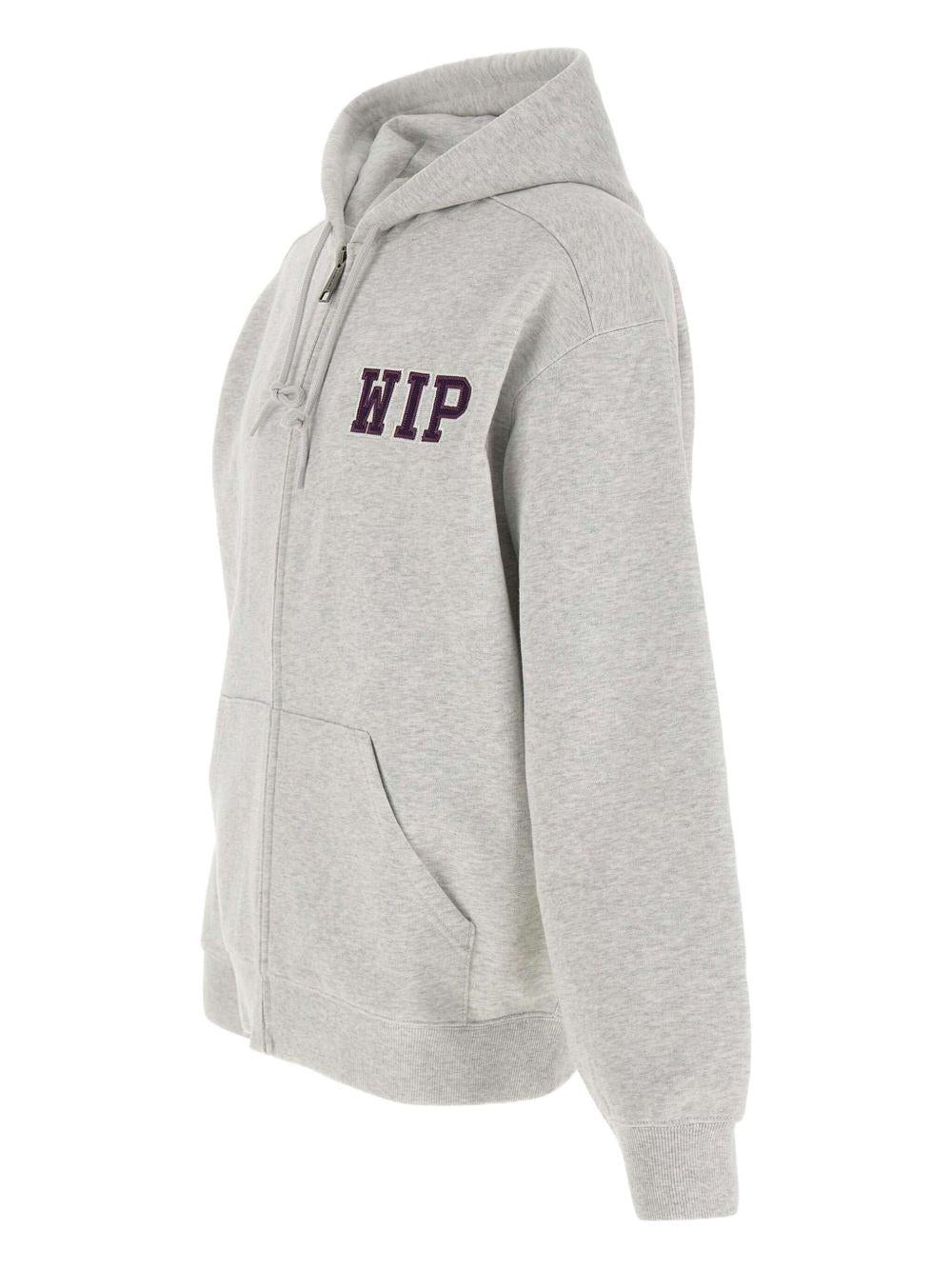 Hooded Mini WIP Sweat Jacket I035619 48206 ASH HEATHER CARHARTT WIP