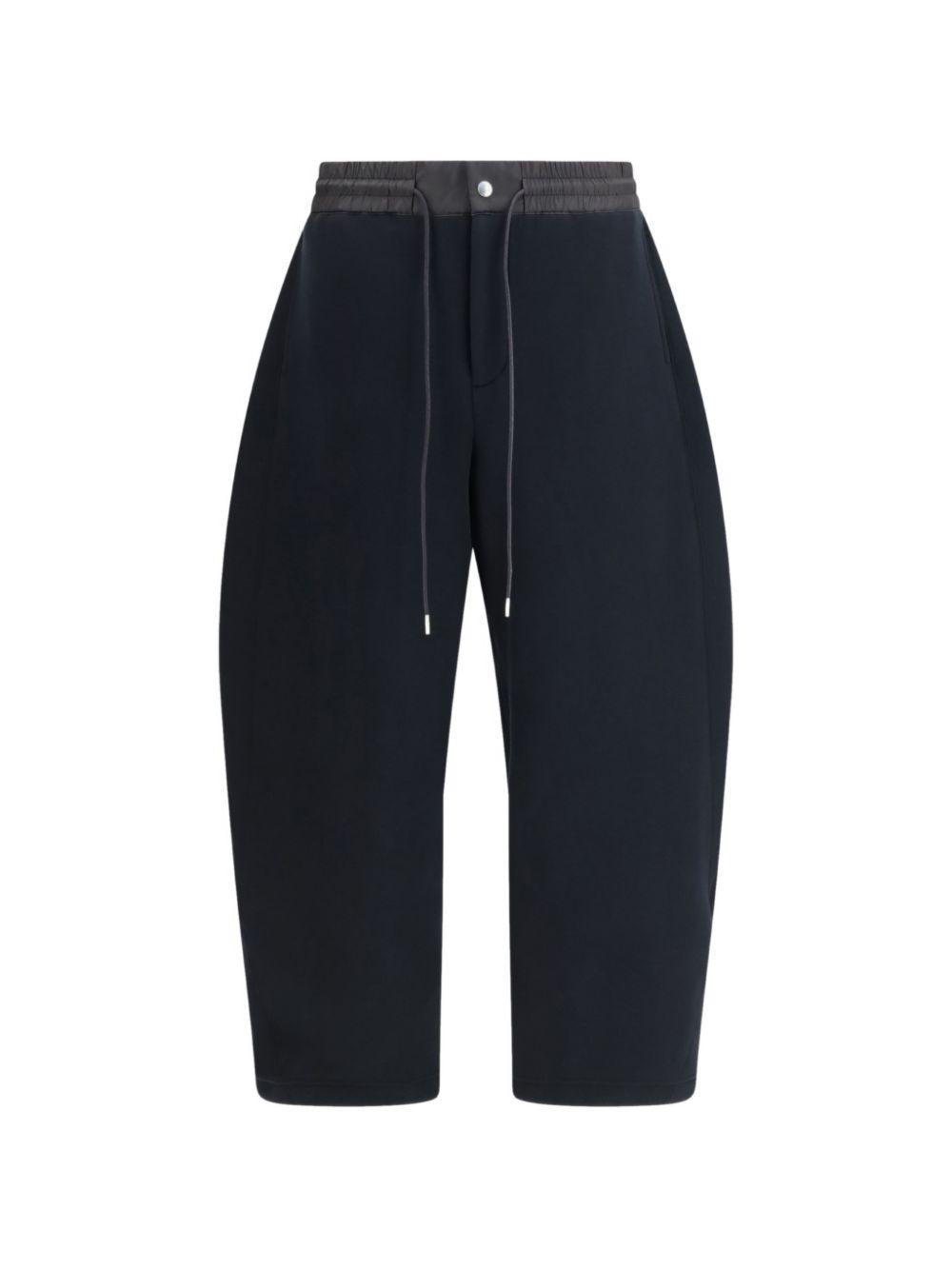 Black Sponge Sweatpants<BR/> 2603951M 001 BLACK SACAI
