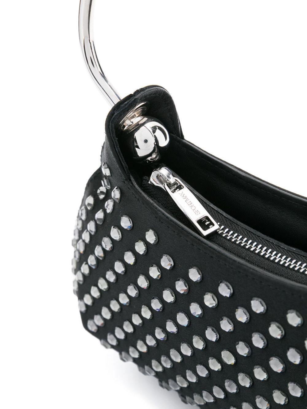 Small rhinestone-embellished Caju tote bag 2511025606001 BLACK CRYSTAL SPORTMAX