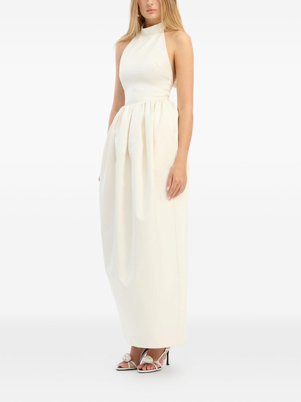 Halter-neck Dress 115752857 857 EGRET ROTATE