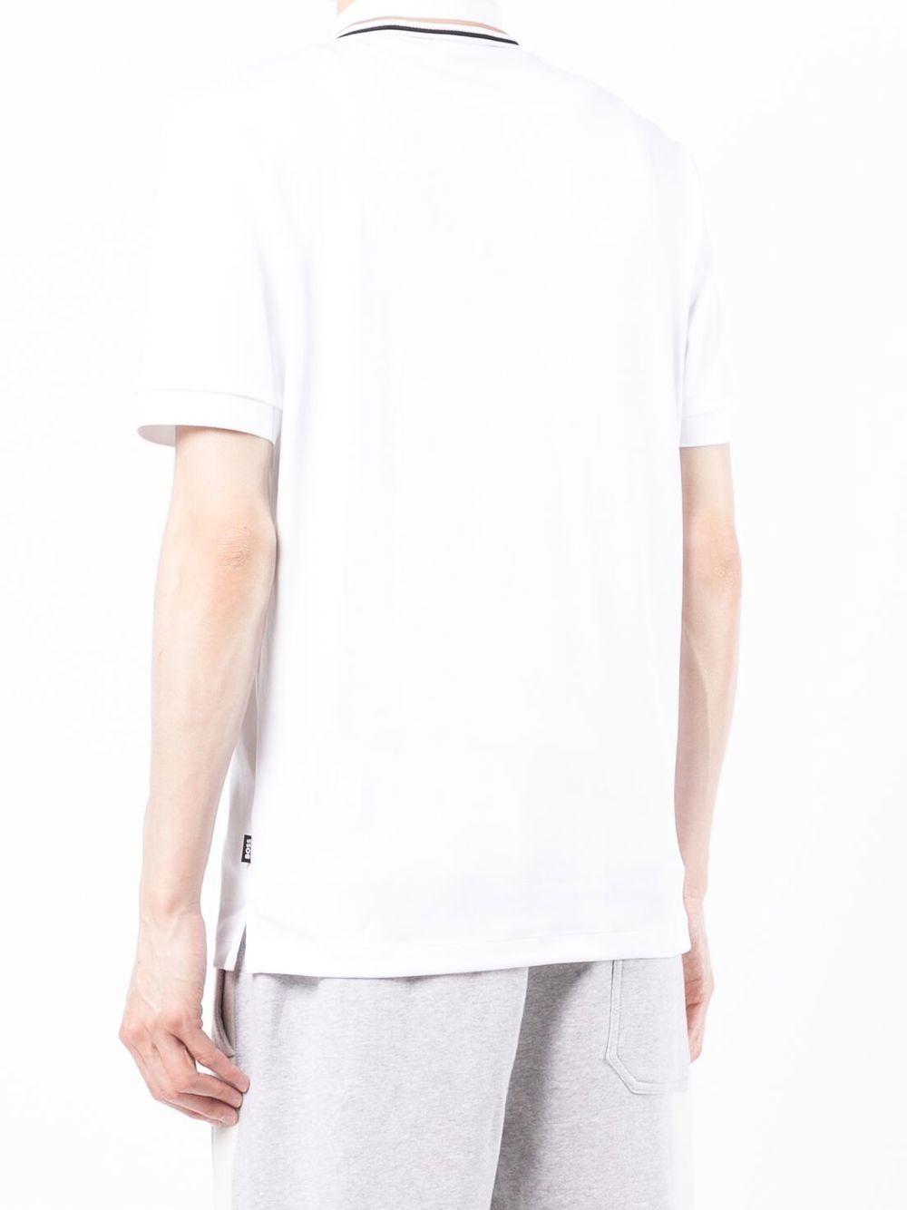 Polo Slim Fit 50469360 100 WHITE BOSS