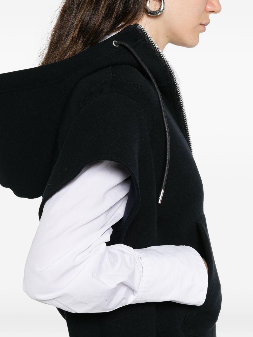 Sponge Sweat Hoodie 2608345 001 BLACK SACAI