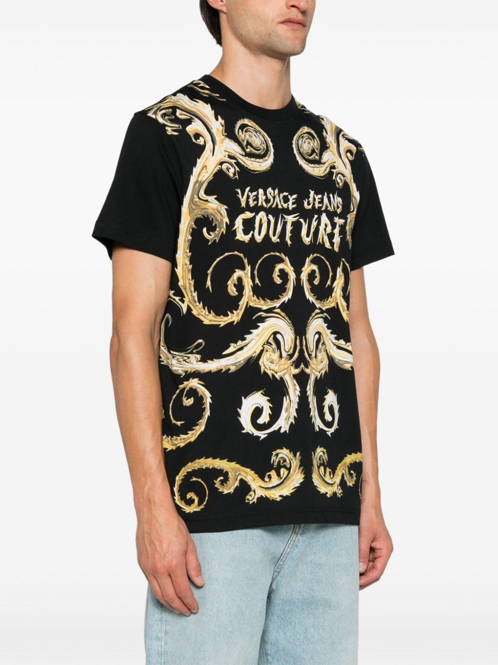 77GAH6SCJS379 G89 BLACK GOLD VERSACE JEANS COUTURE