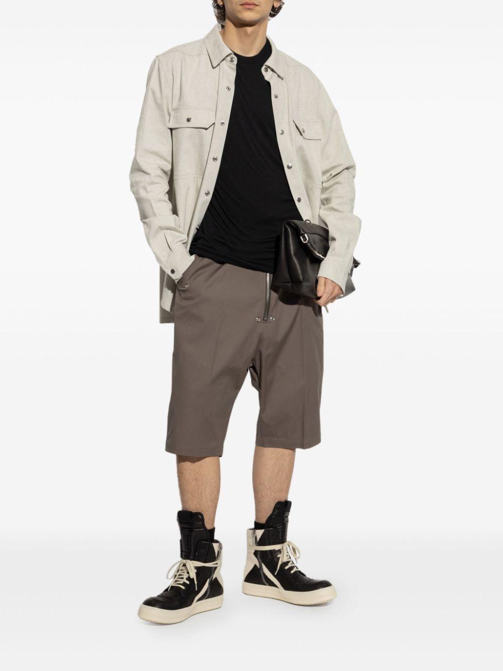 Hollywood T-shirt RU01E5256UC 09 BLACK RICK OWENS