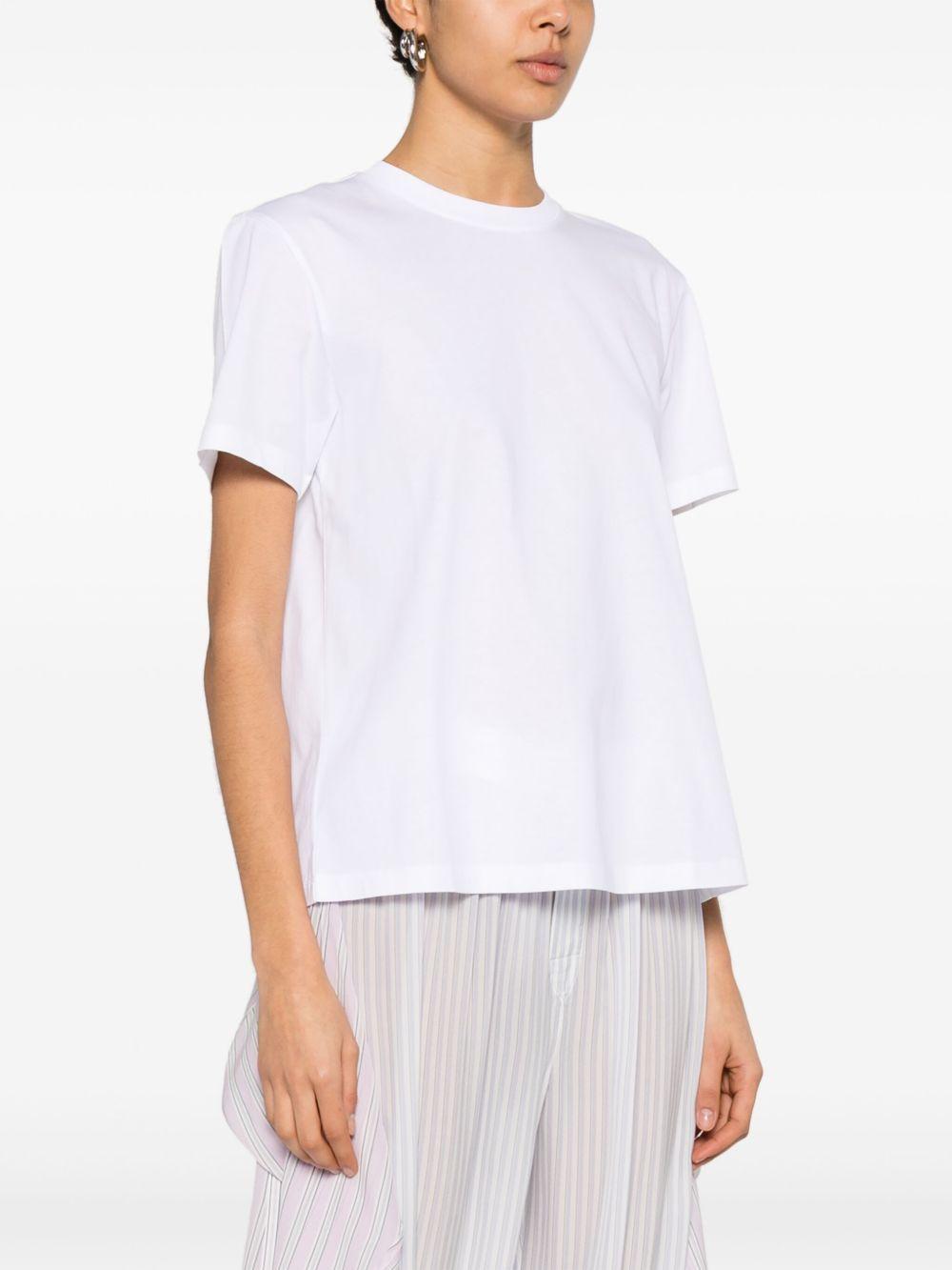 T-shirt in cotone 25EJTE012CO0494 P100 WHITE RABANNE