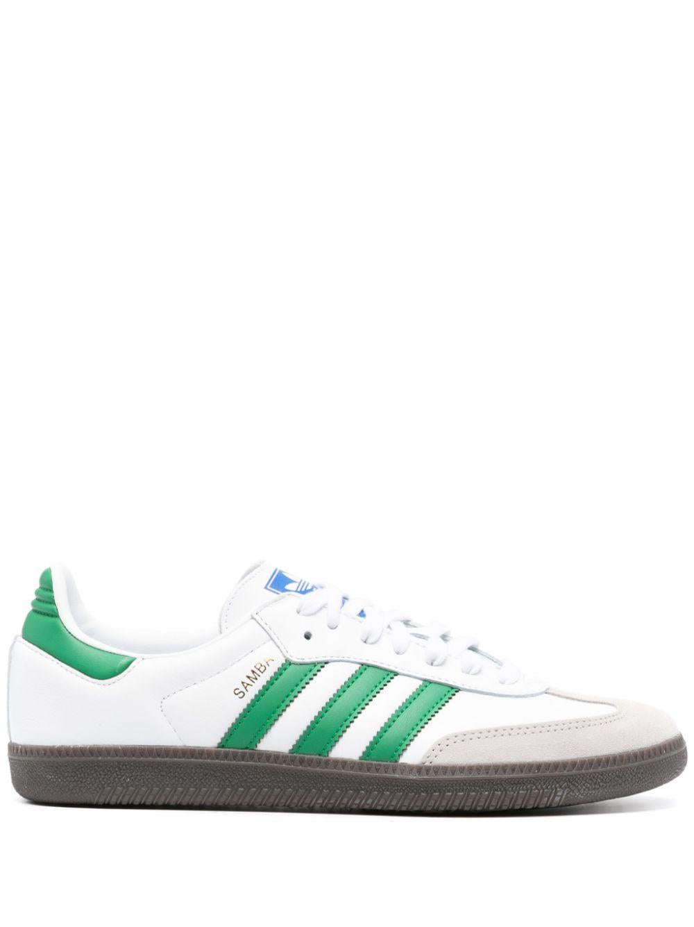 Scarpe Samba OG IG1024 WHITE GREEN ADIDAS ORIGINALS
