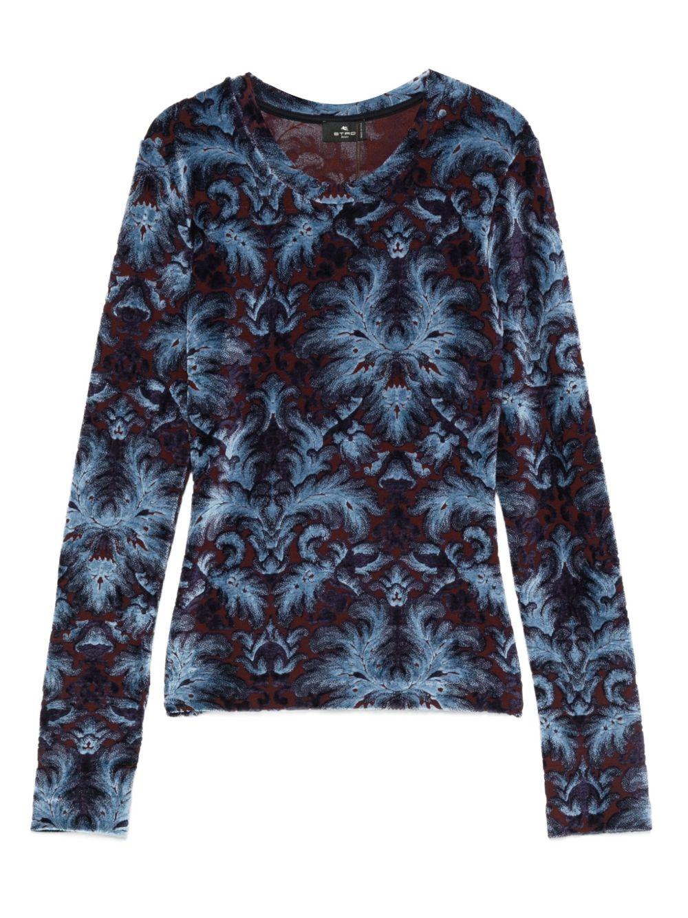 Top in Ciniglia Jacquard WRJB002699JJD10 S9883 ETRO