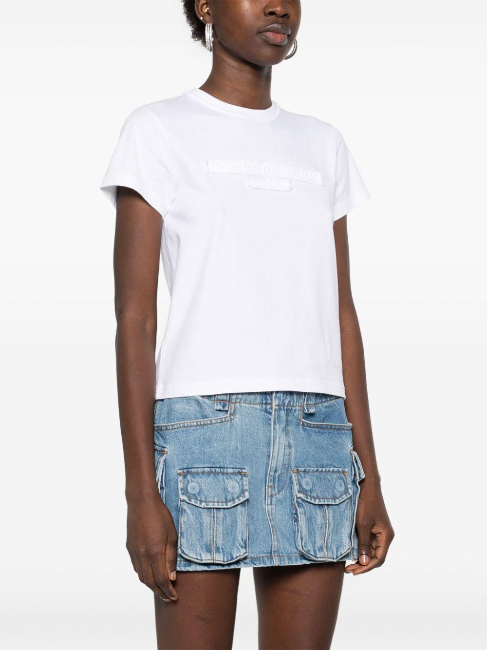 Logo T-shirt 1CC1251991 100 WHITE ALEXANDER WANG