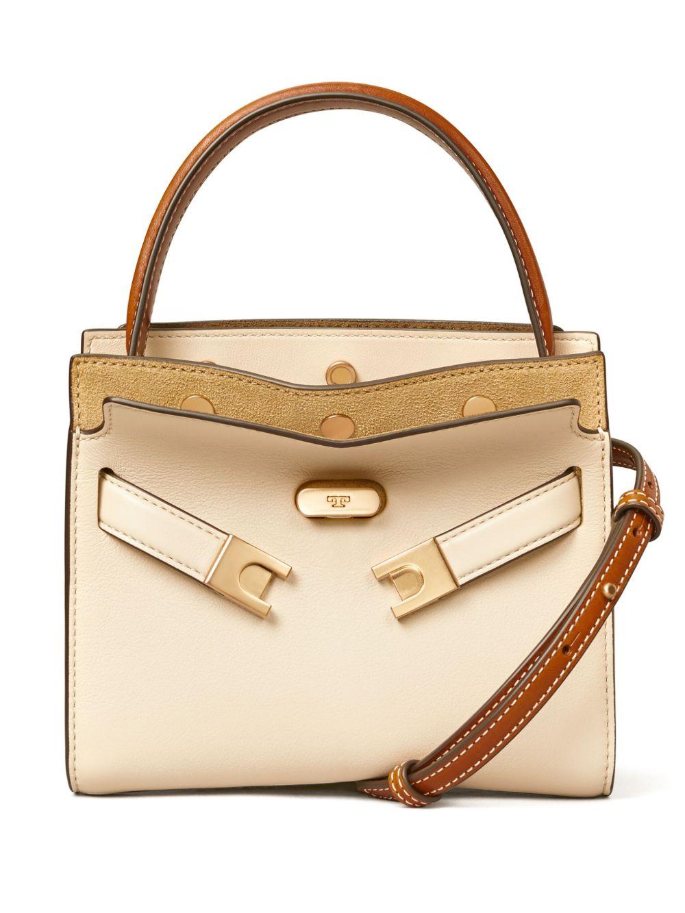Borsa a tracolla piccola Lee Radziwill 158642 122 NEW CREAM TORY BURCH