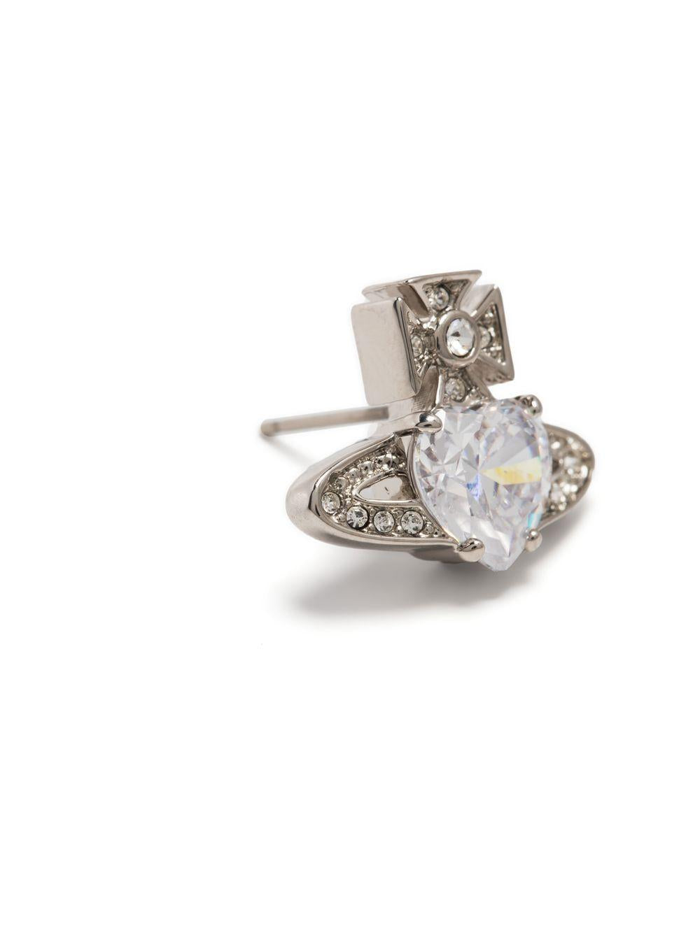 Ariella Earrings 6201031T02P169CN P169 PLATINUM WHITE VIVIENNE WESTWOOD