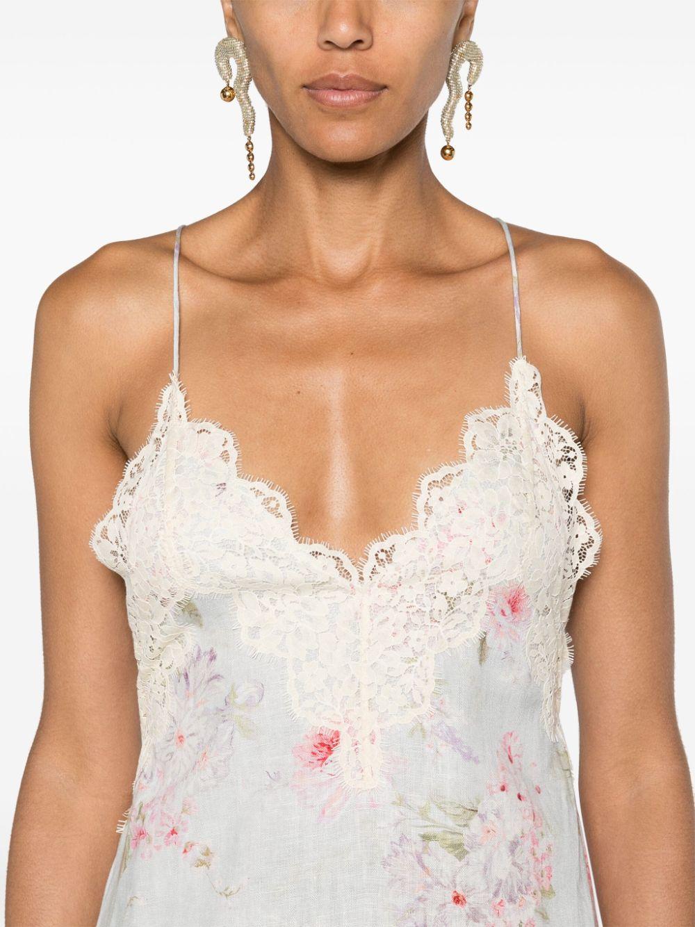 9835DSS241 BLUE WATERCOLOUR ZIMMERMANN