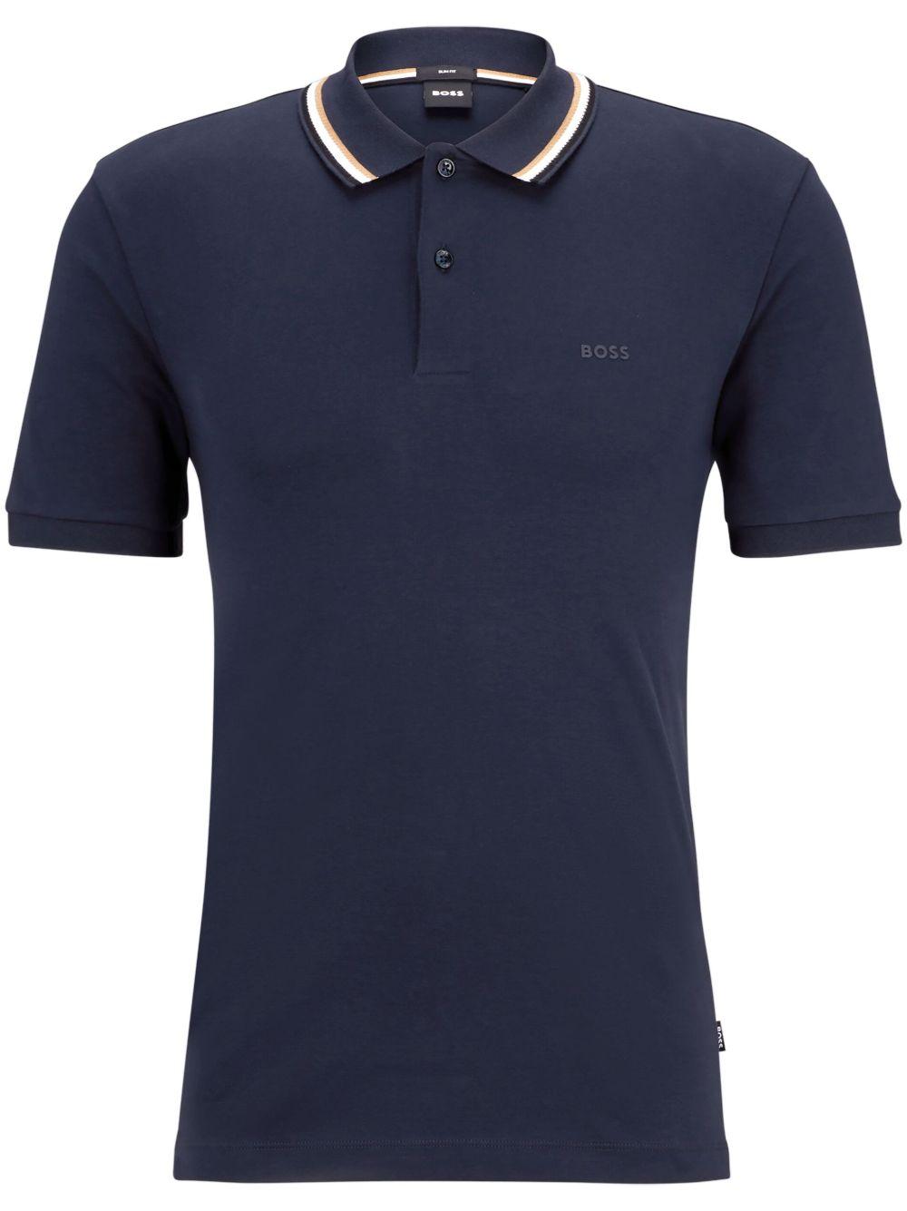 Polo slim fit 50469360 404 DARK BLUE BOSS