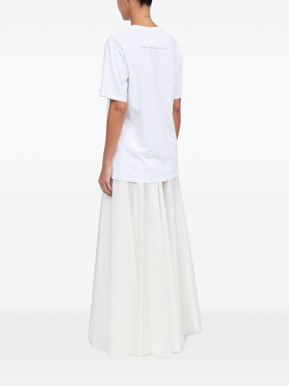 T-shirt con stampa illustrata<BR/> SH2GC0024M20108 100 MM6 MAISON MARGIELA