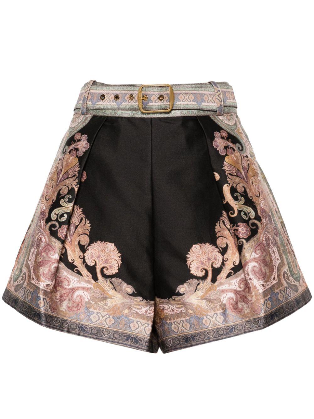 4902AF241 BLACK PAISLEY ZIMMERMANN