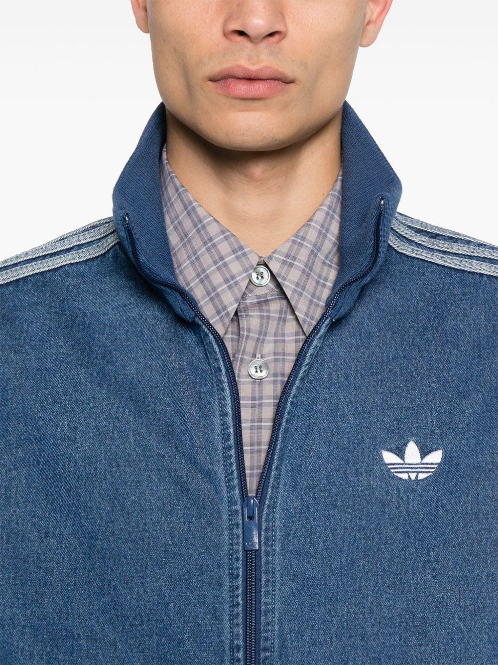 Track top Adicolor Denim Firebird JC6233 BLUE ADIDAS ORIGINALS