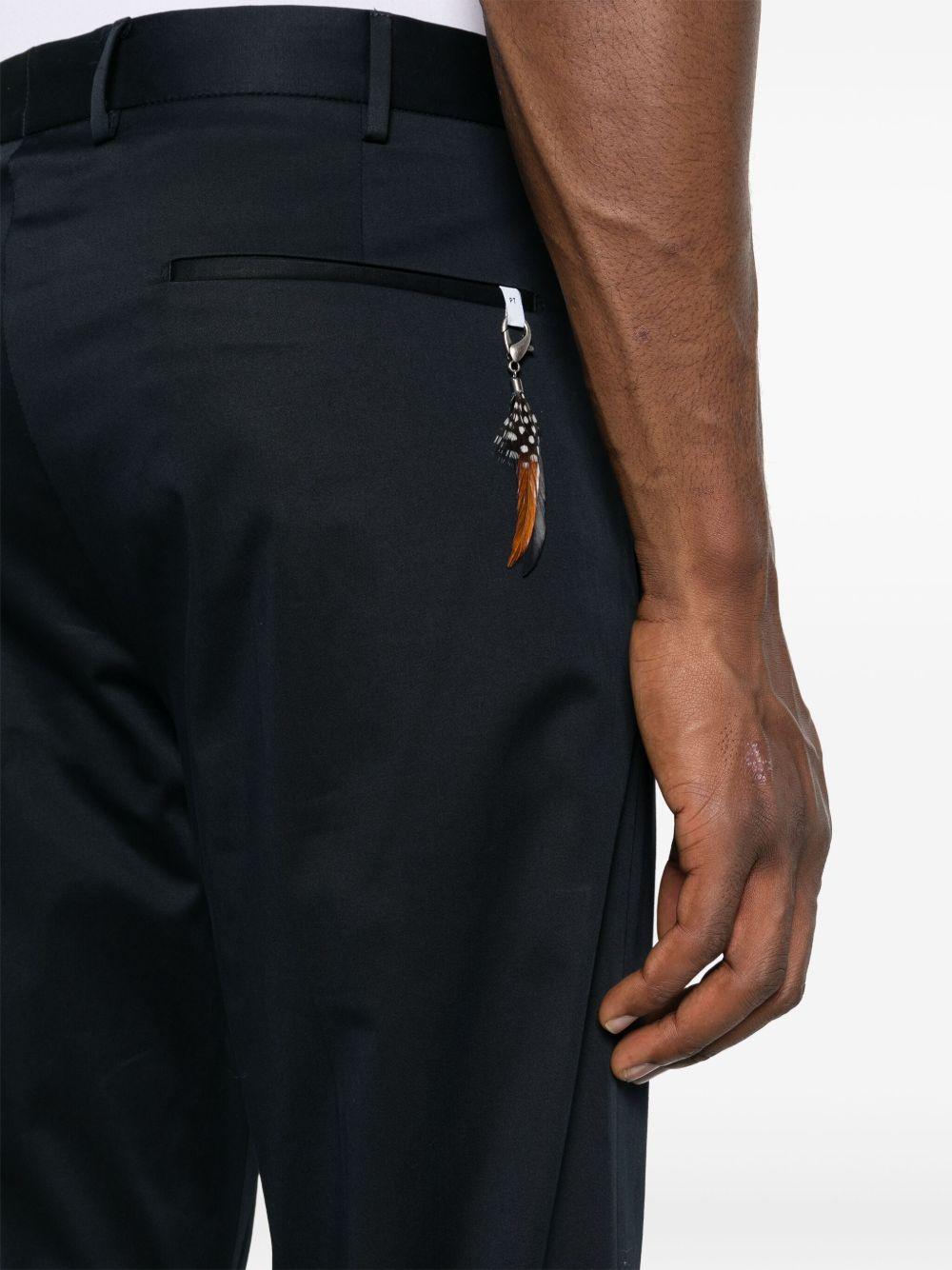 Dieci Pantalone in cotone luxury COASX0Z00FWDNU68 0360 NAVY PT TORINO