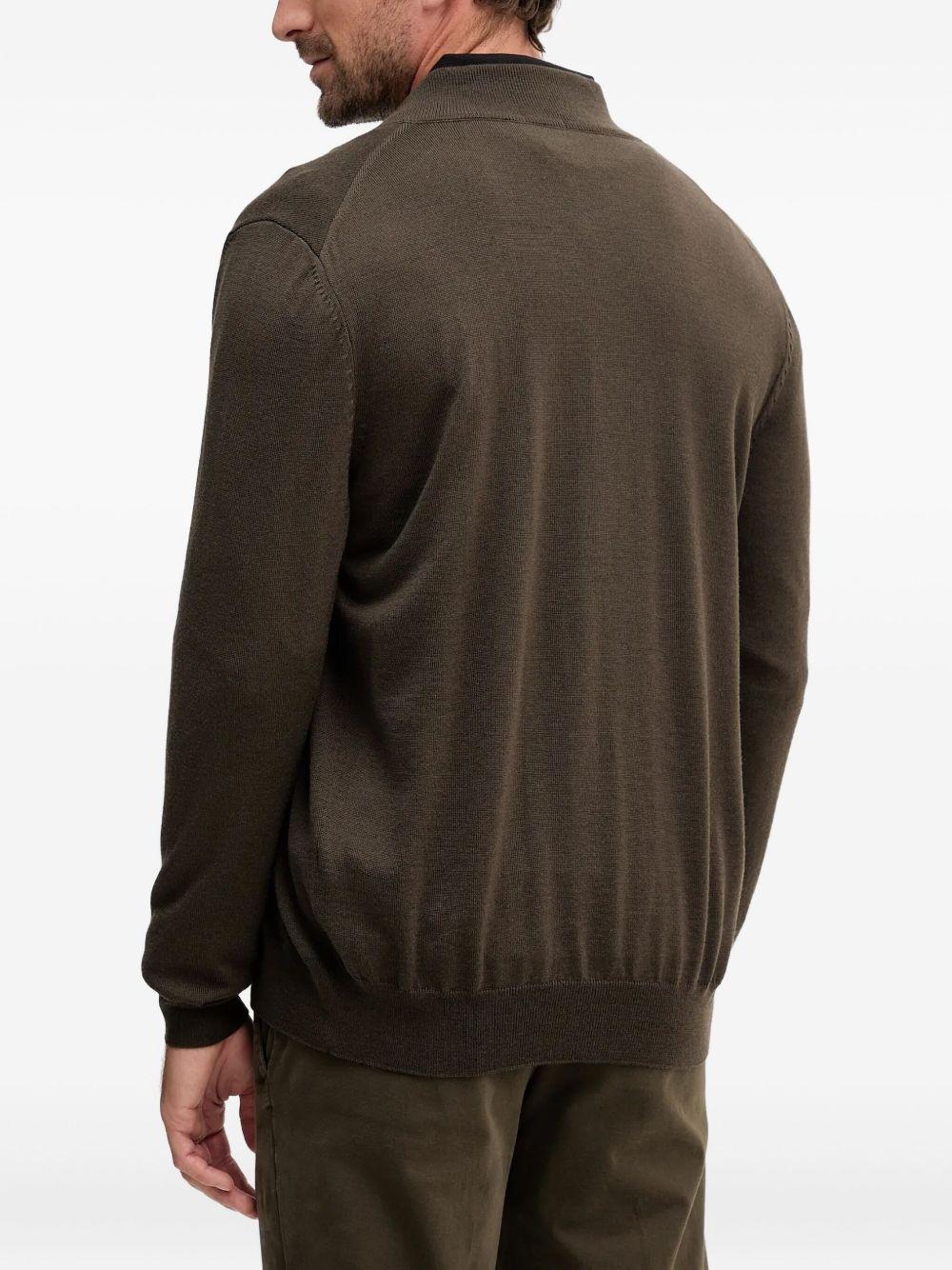 Cardigan Balonso 50476347 342 OPEN GREEN BOSS