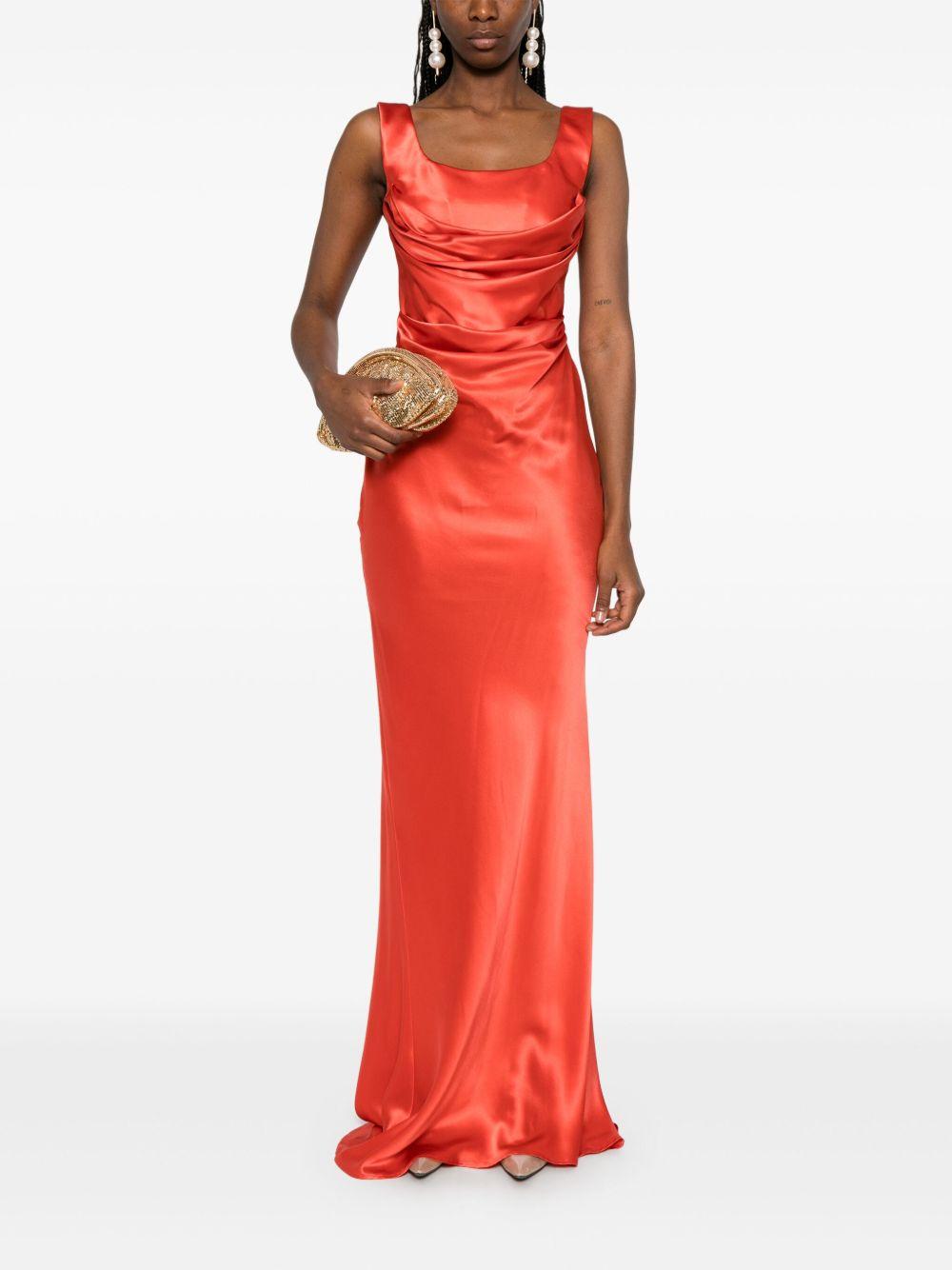 Abito lungo in seta 04SSLD13704422 10 GIUSEPPE DI MORABITO