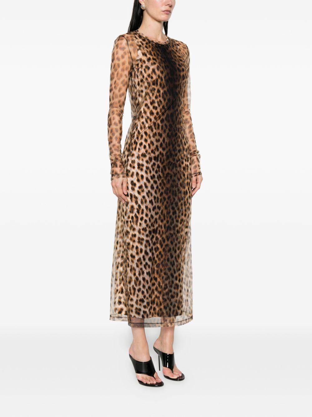 Abito In Tulle Stampato SPXESORDIOMM13279 001 ANIMALIER SPORTMAX