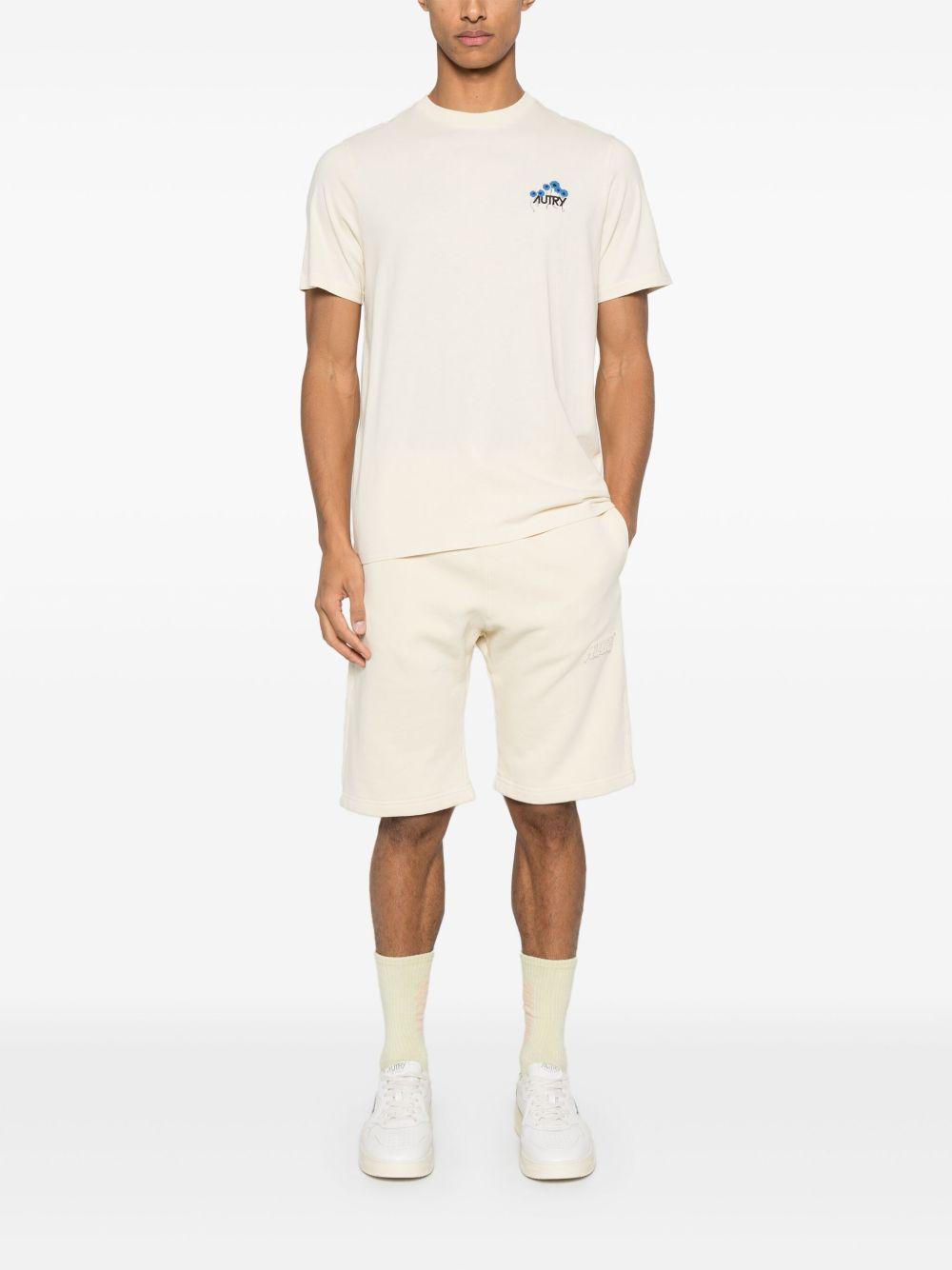 Shorts sportivi con logo SHPM85JS CREAM AUTRY