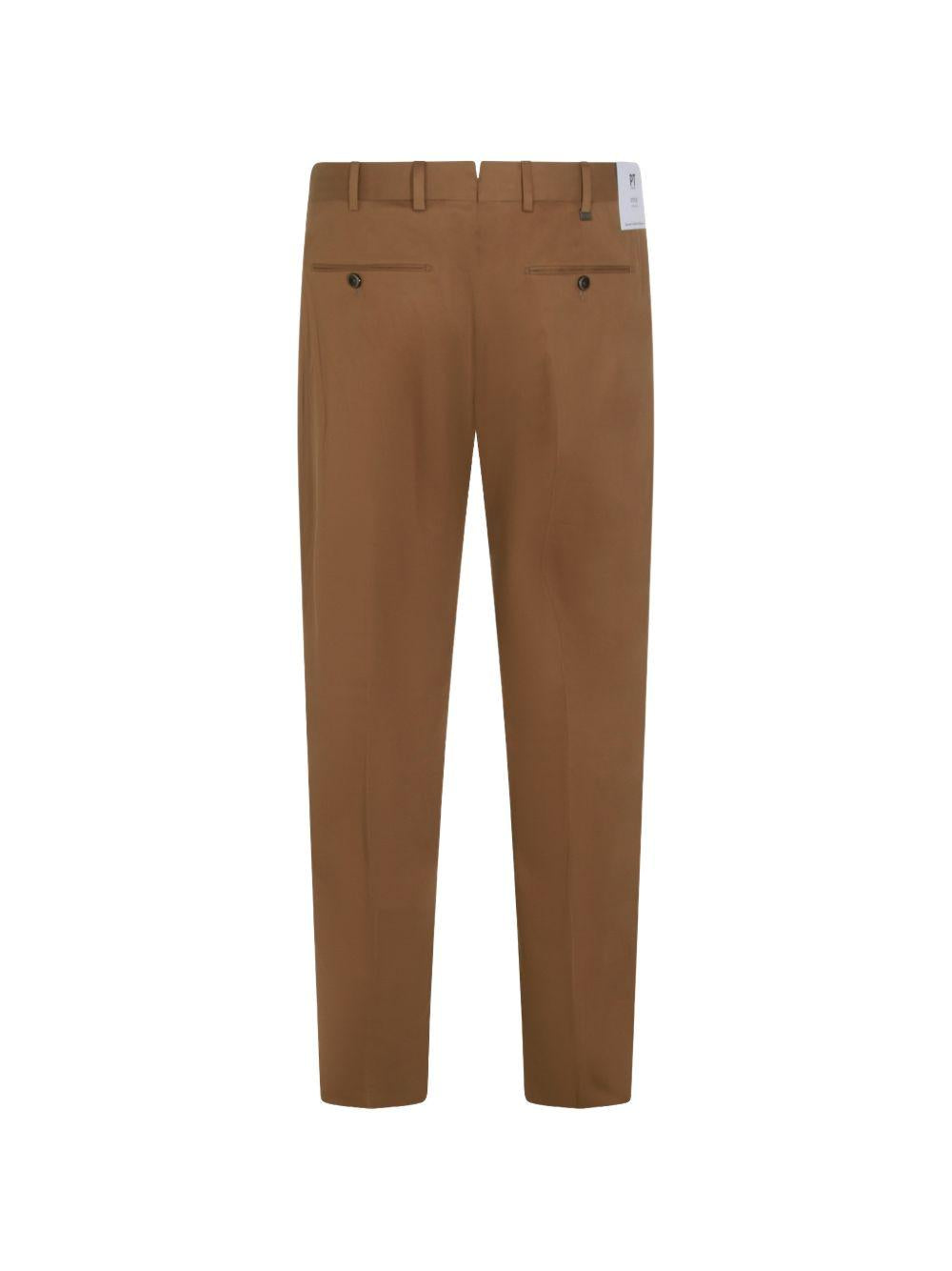 Rebel pants in linen and cotton COZSUFZA0CL1SD80 0130 NOCCIOLA PT TORINO