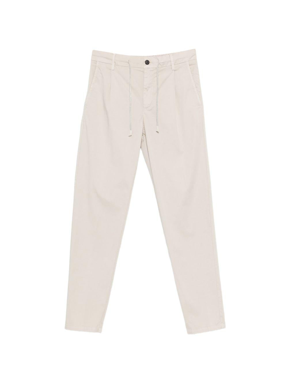 Jogger in cotone stretch tinto in capo M75PANG03TET0K007 02N SABBIA ELEVENTY