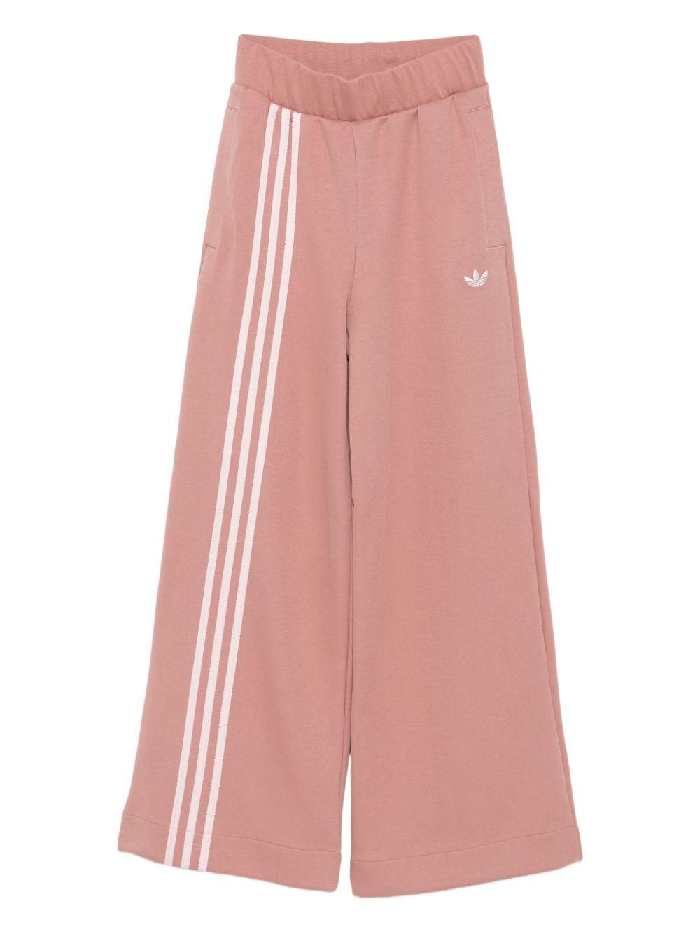 Pantaloni Wide Off Placed 3 Strisce JW3621 PINK ADIDAS ORIGINALS