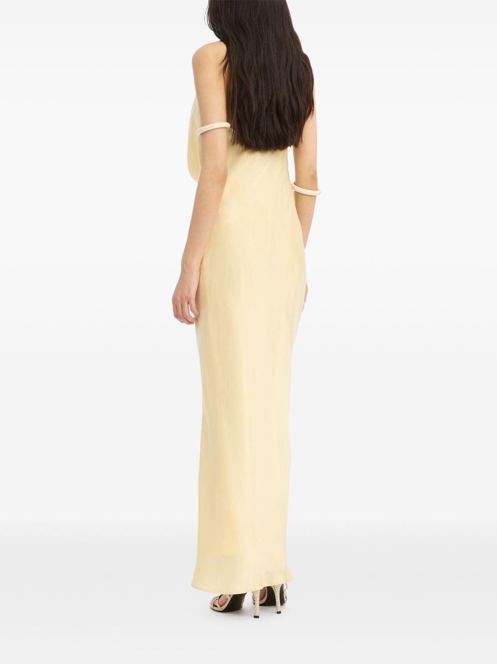 Chiffon Halter Dress 1155501366 1366 ITALIAN STRAW ROTATE