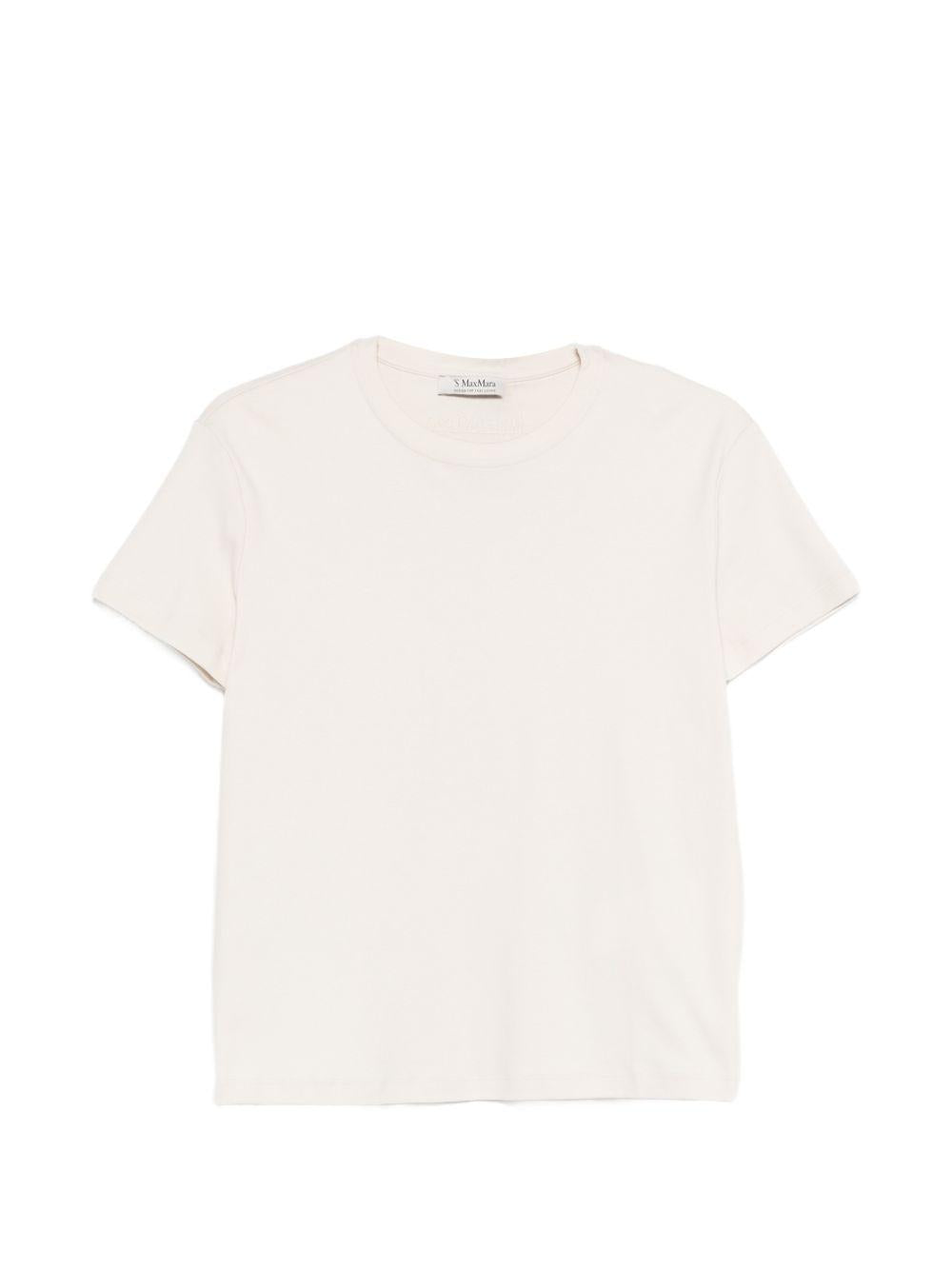 T-Shirt In Cotone SMMBELLA 012 PALE SAND S MAX MARA