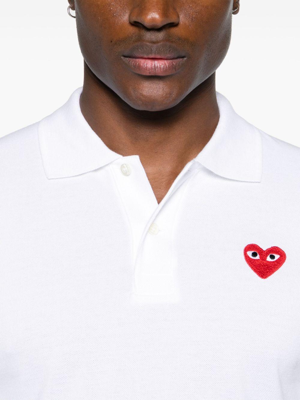 P1T006 WHITE COMME DES GARCONS PLAY