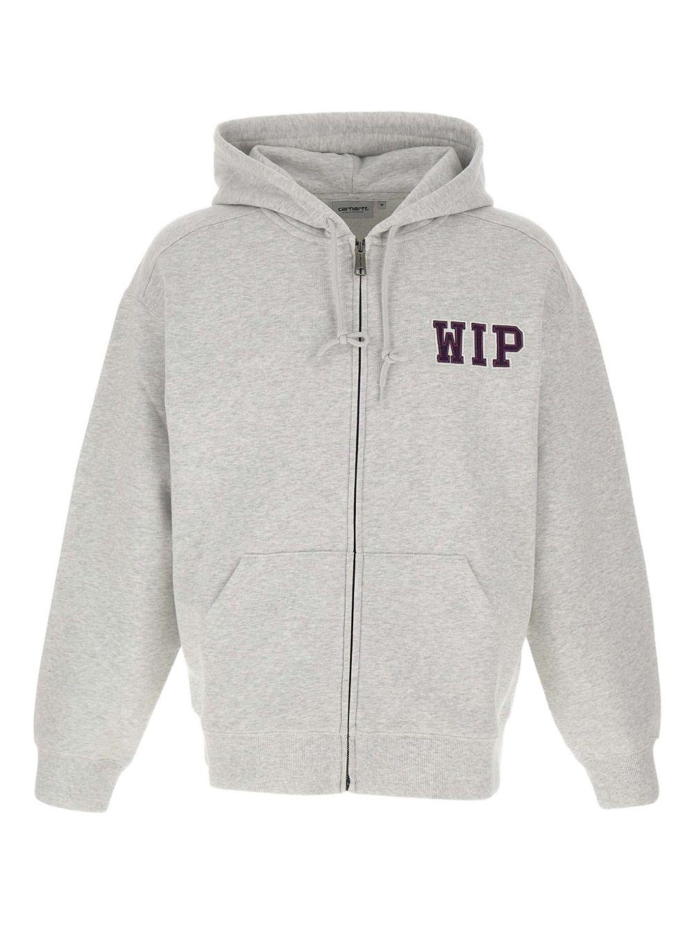 Hooded Mini WIP Sweat Jacket I035619 48206 ASH HEATHER CARHARTT WIP