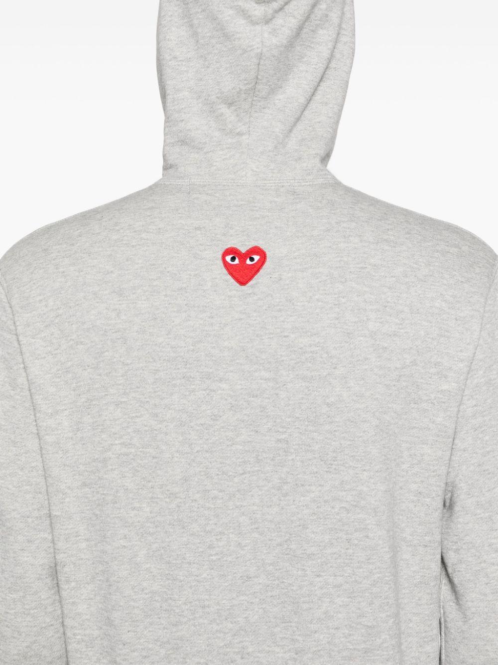 AXT342051 2 TOP GRAY COMME DES GARCONS PLAY