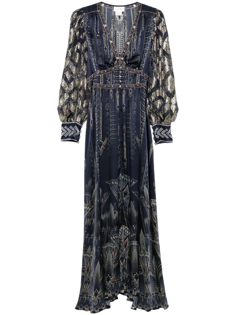 The Egypt Effect-print maxi dress 00031640 THE EGYPT EFFECT CAMILLA