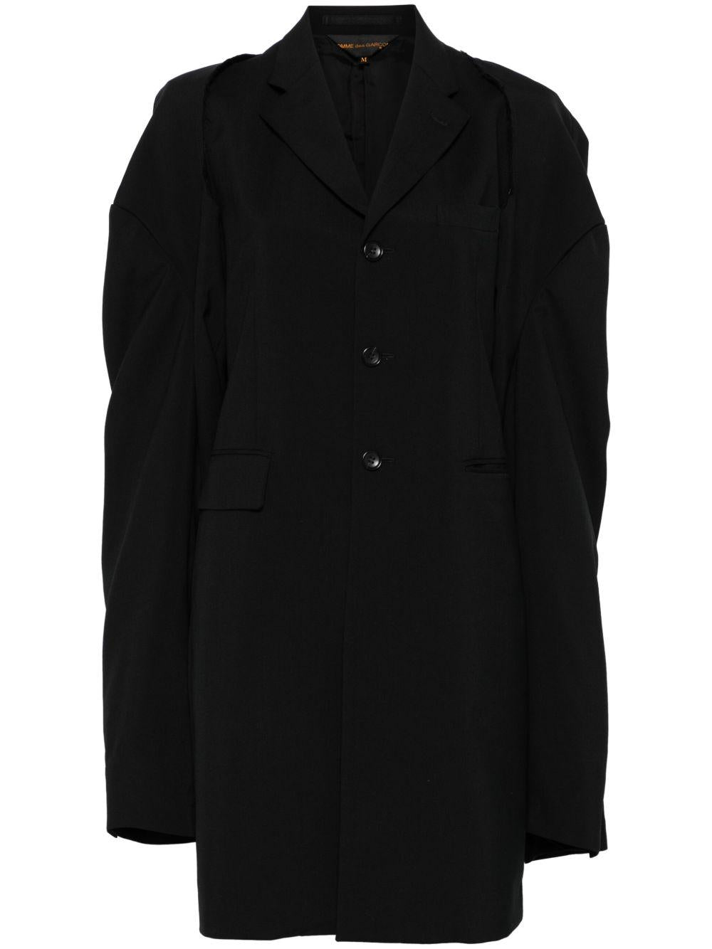 Detachable-sleeves Coat GOJ041S25 1 BLACK COMME DES GARCONS