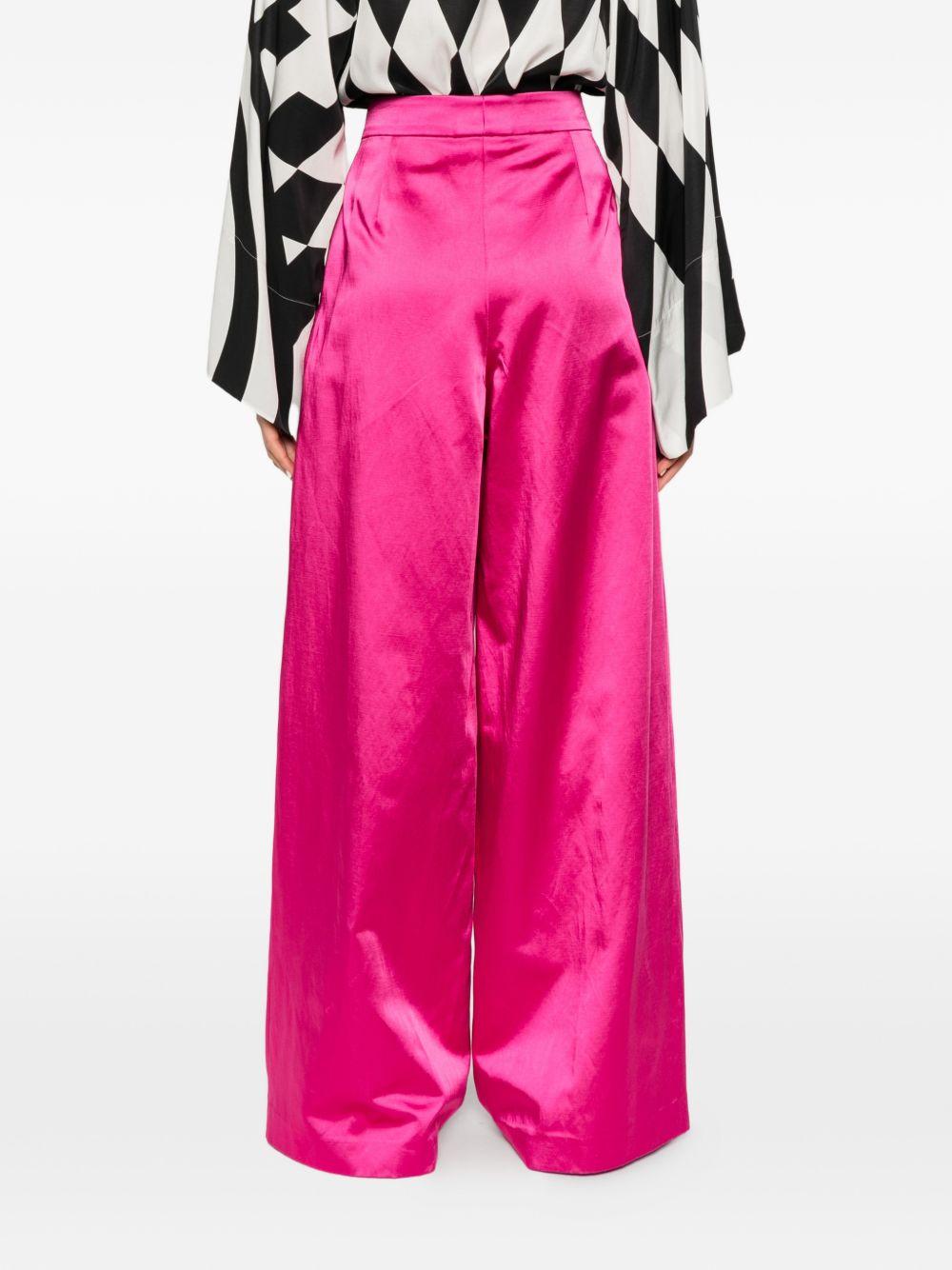 Wide pleated pants PAMPLONA3304 30 FUCHSIA DRIES VAN NOTEN