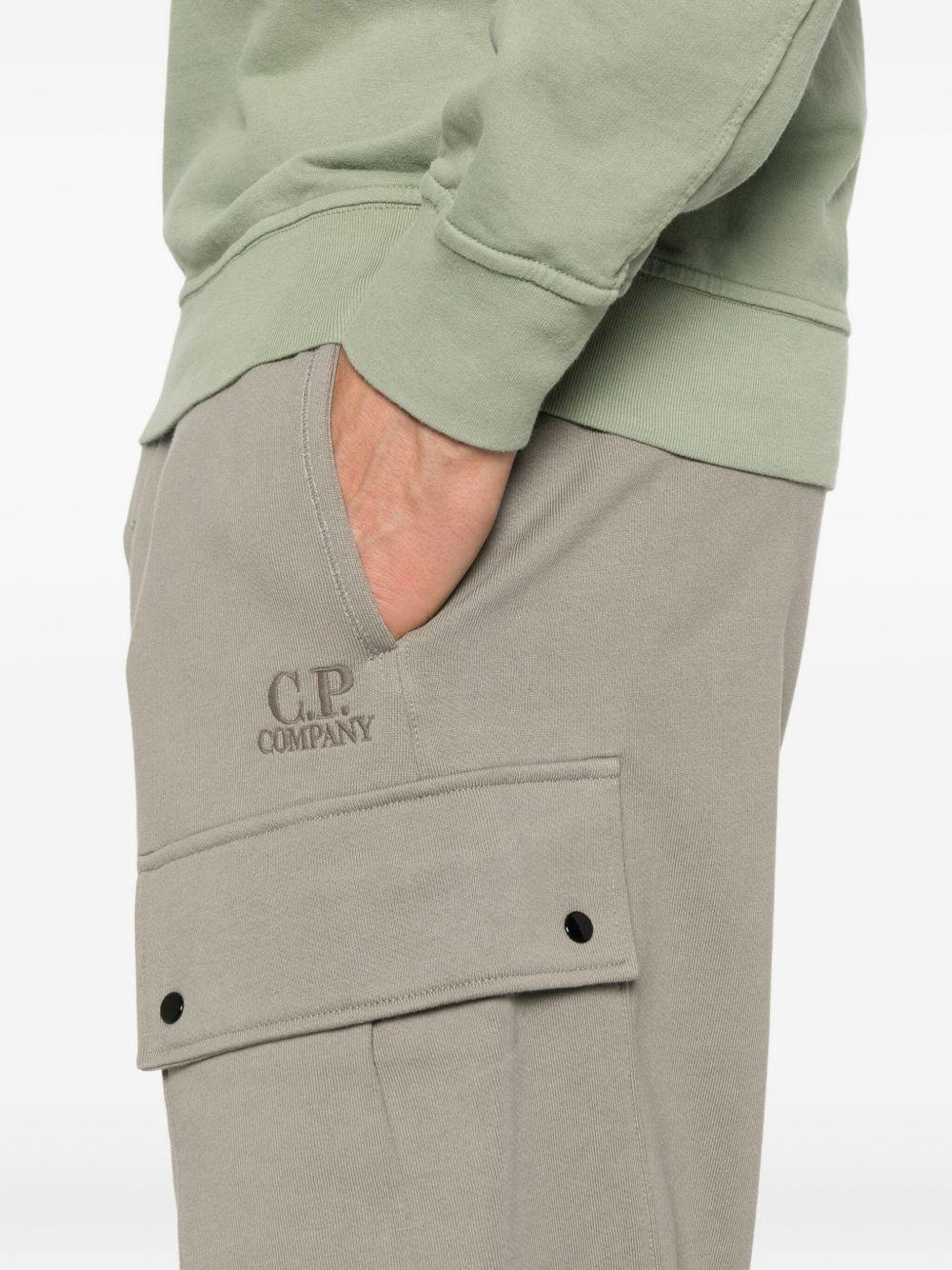Diagonal Raised Fleece Cargo Sweatpants 19CMSP138A005086W 356 FALLEN ROCK CP COMPANY