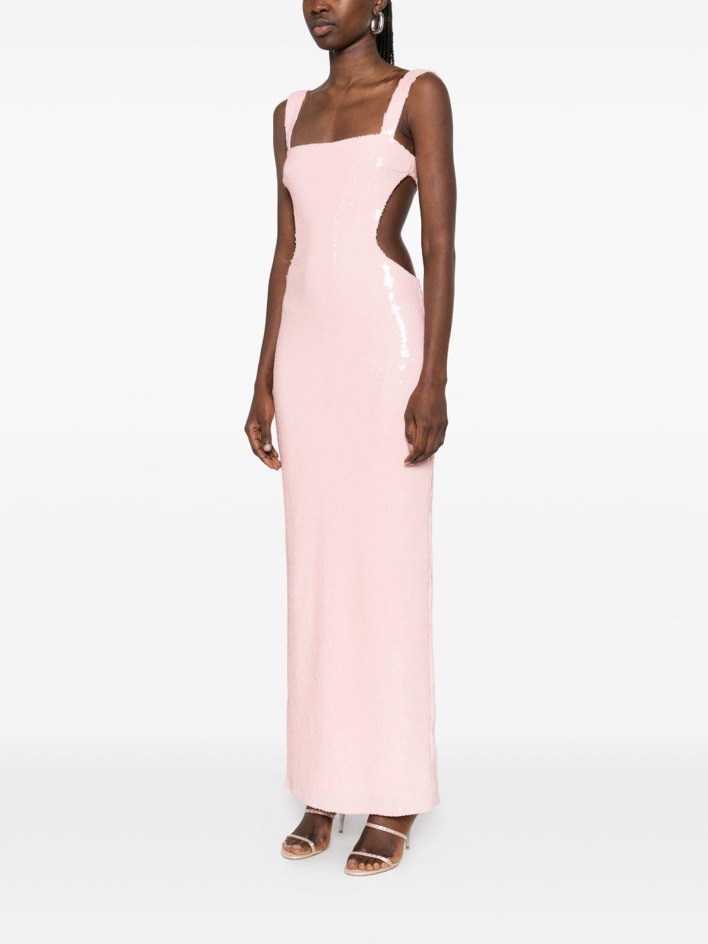 Sequin-embellishment maxi dress A0064ROS62P ROSA TWENTY FOURHAITCH