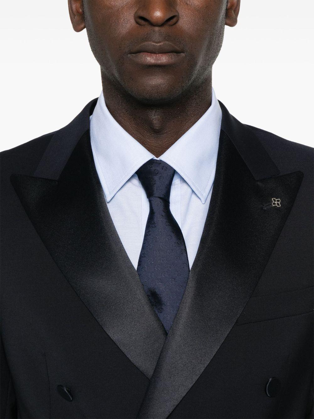 Smoking Doppiopetto Bruce SFBR10A01LIS060070 B5092 BLUE TAGLIATORE